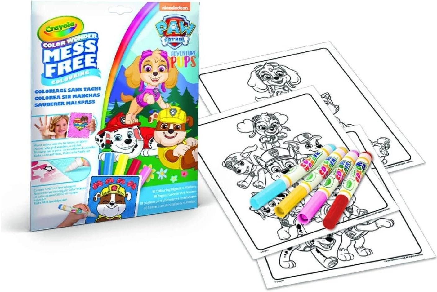 Crayola Color Wonder Paw Patrol - Multi Colour 3+ Years