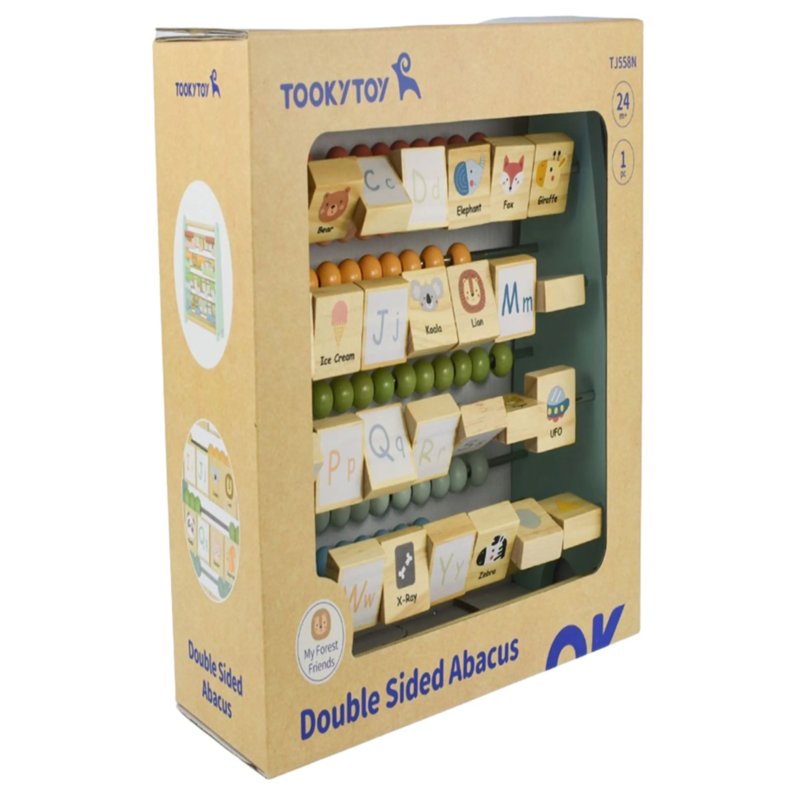 My Forest Friends Double-Sided Abacus - Suitable for 2 years & above