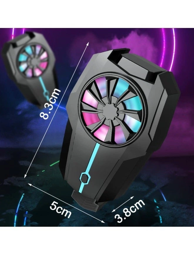 Mobile Phone Cooler Fan - LED RGB USB