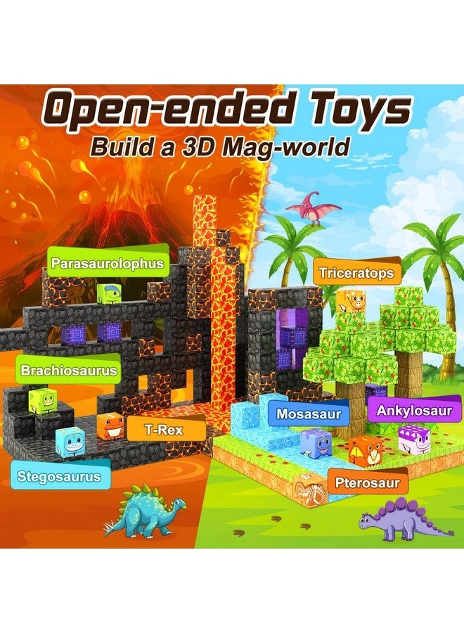 Dinosaur Toys Magnetic Tiles - Dinosaur