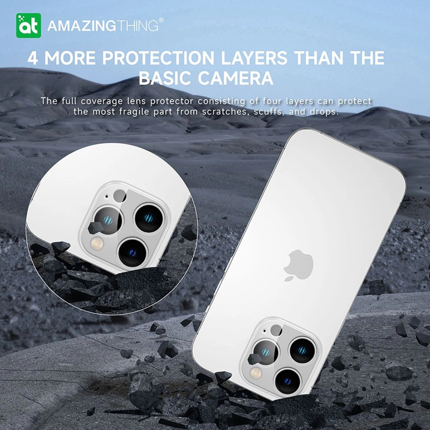 HD Clear Camera Lens Protector for iPhone 14 Pro Max/14 Pro