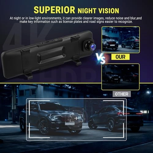 Smart Rearview Mirror - 4K