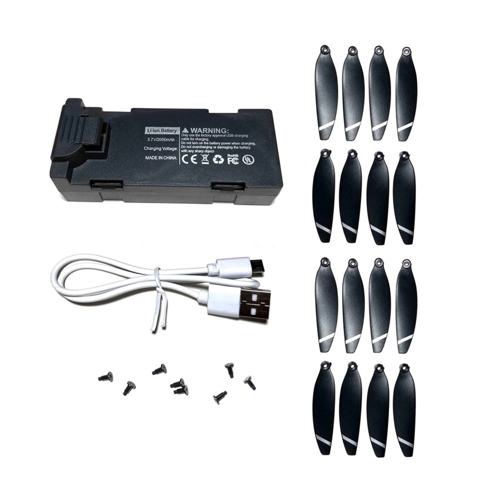 S136 - 3.7V 2000mAh 4pcs arm kit