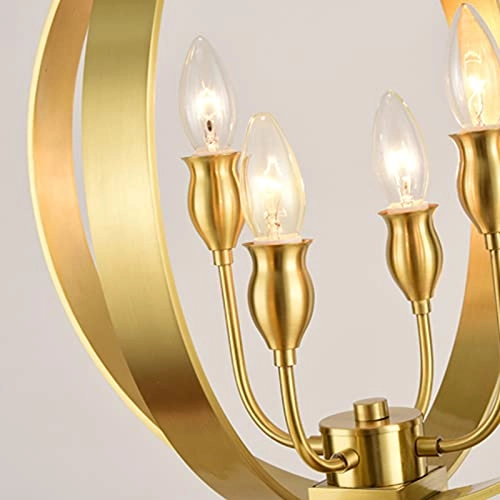 Simple Country All Copper Chandelier Lighting