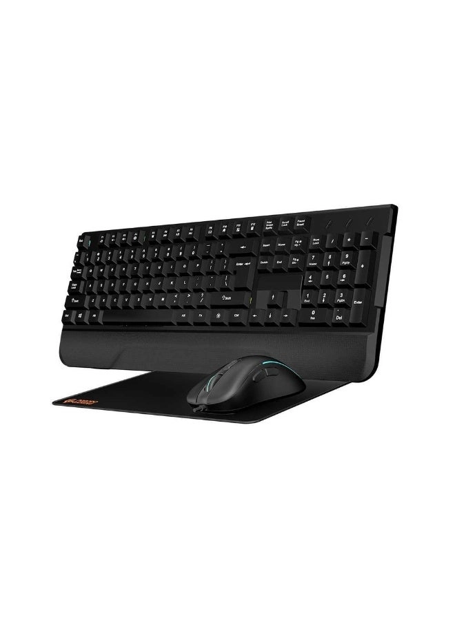 Keyboard + Mouse + Headset + Mousepad - Wired