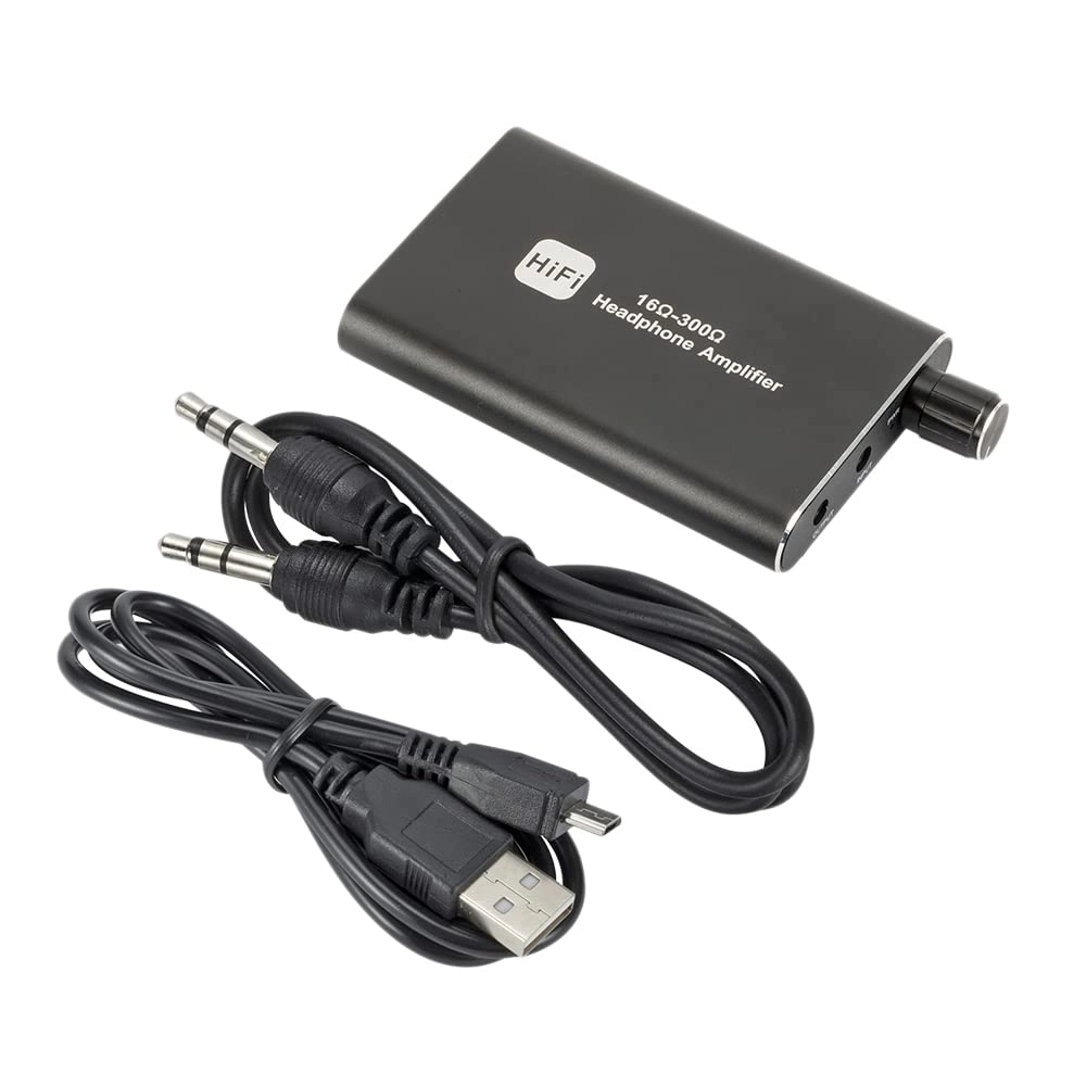 THSJDI Headphone Amplifier - 3.5mm Aux 16-300ohm 1500mah