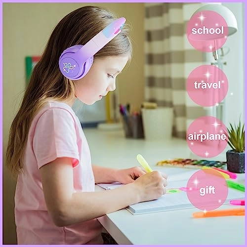 Cat Ear Headphones Wireless Headphone