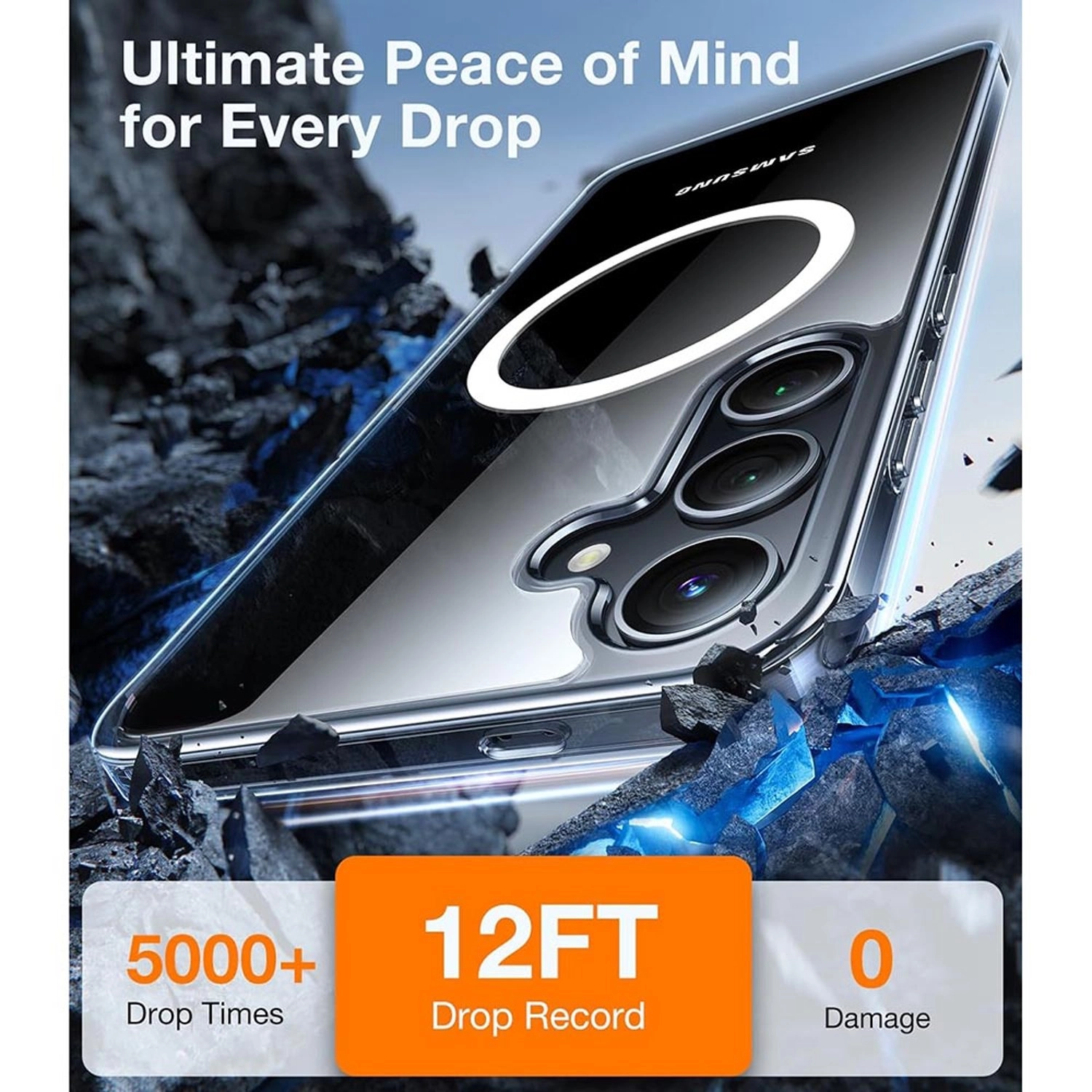 Magnetic Shockproof Case with MagSafe for Galaxy S24+