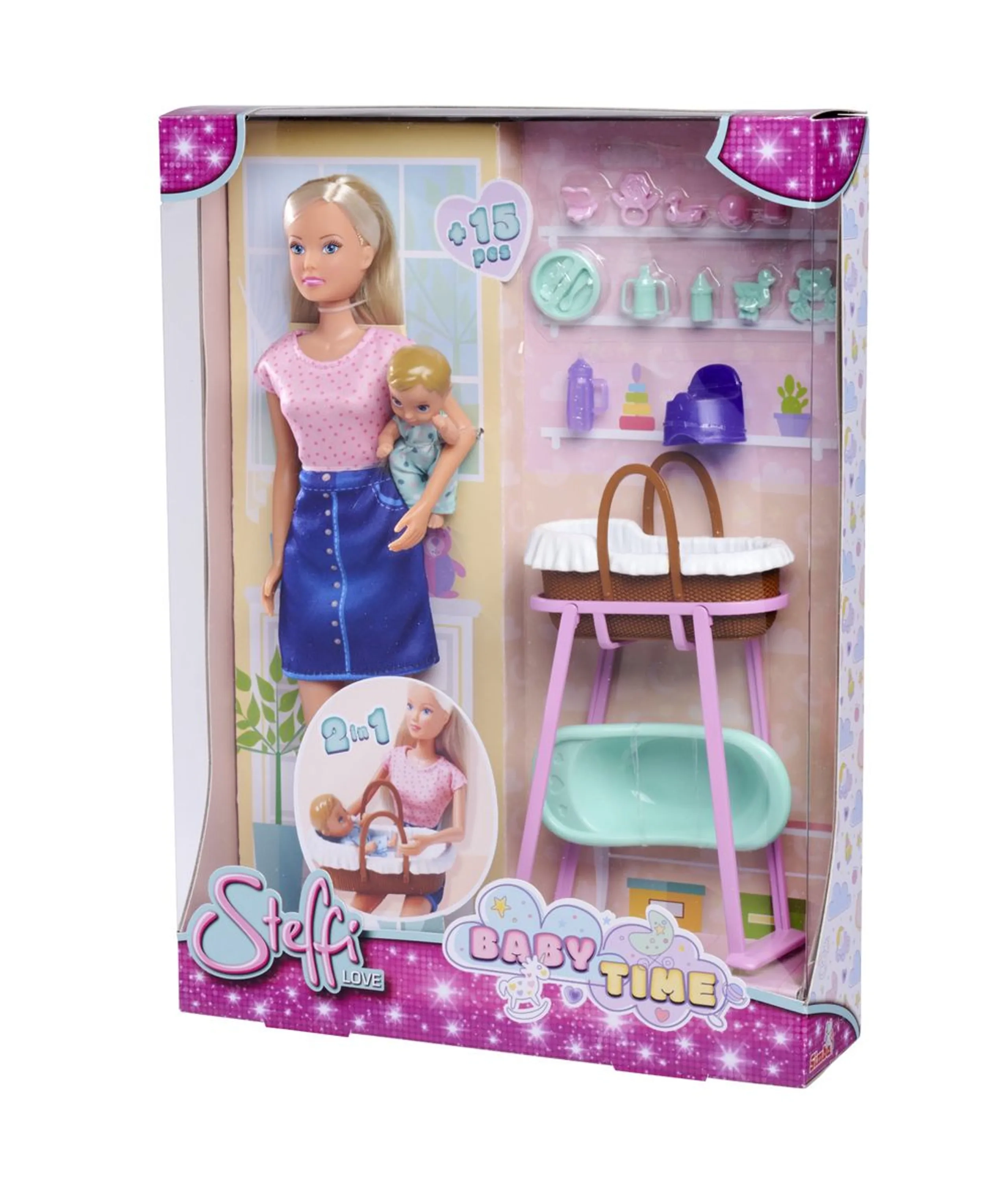 Steffi Love Baby Time Doll - 29 cm Ages 3+