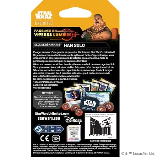 Star Wars Unlimited: Transition to Light Speed - Han Solo Startdeck - Trading Card Game (French)