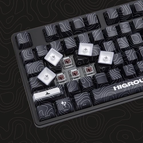 Topograph PBT Dye Sub Keycaps - US ANSI RF