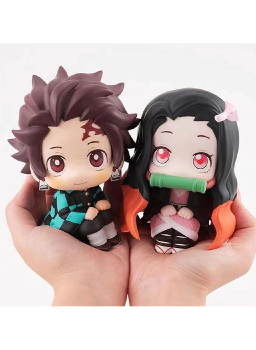 halamodo Q Version Tanjiro and Nezuko (10 cm) (QQ0128)