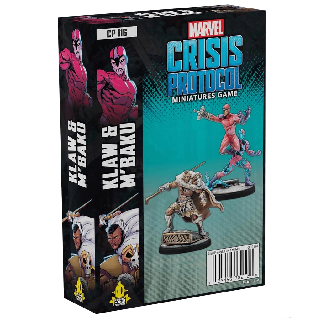 Asmodee MARVEL: Crisis Protocol - Klaw & M'Baku