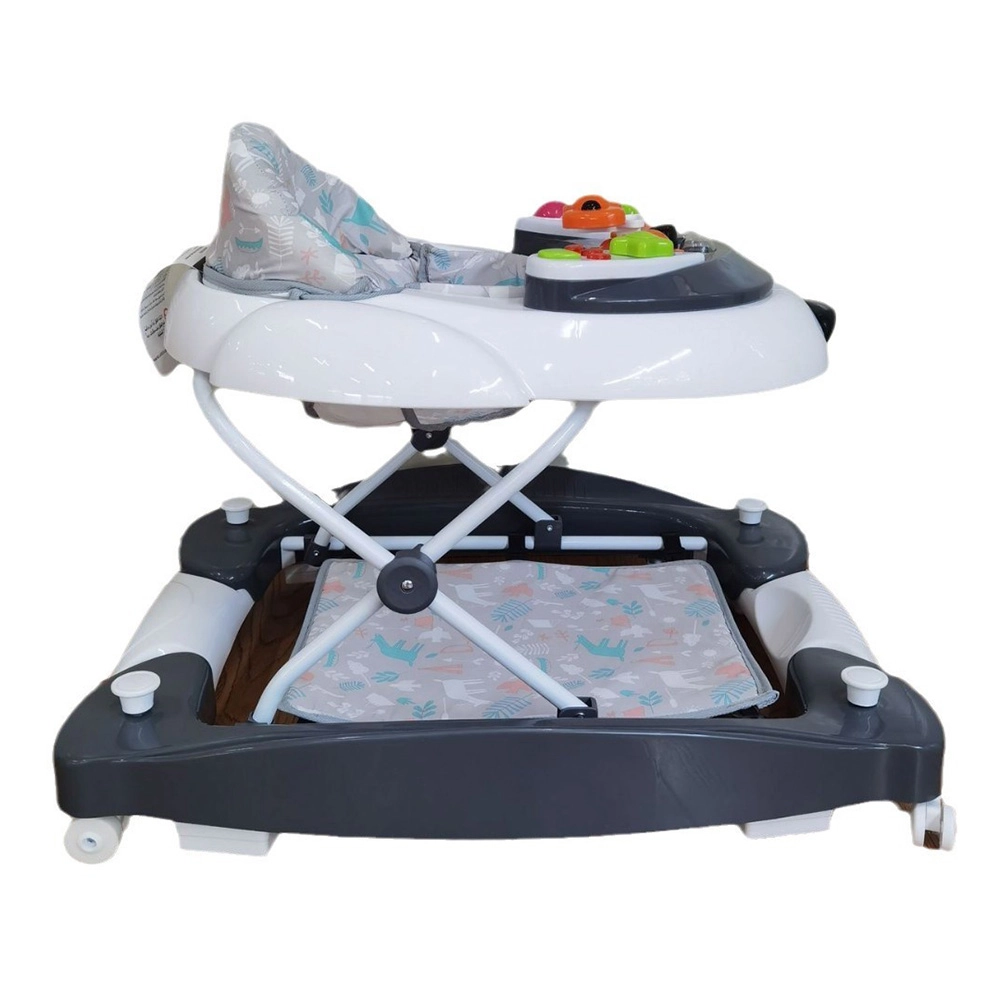 2-In-1 Baby Walker And Jumper - Gray 6 months