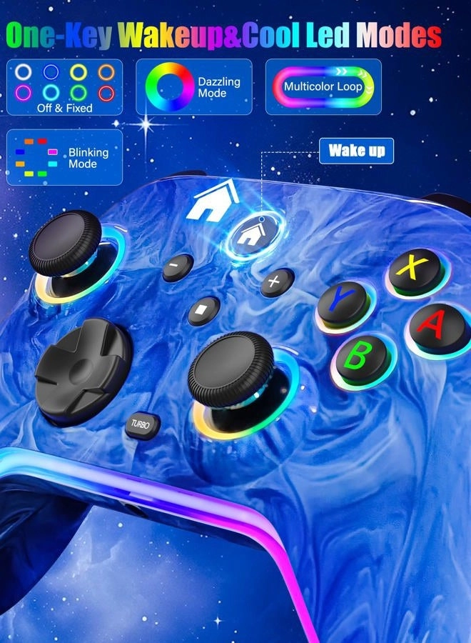 Wireless Switch Pro Controller-S14 - Blue Nintendo Switch