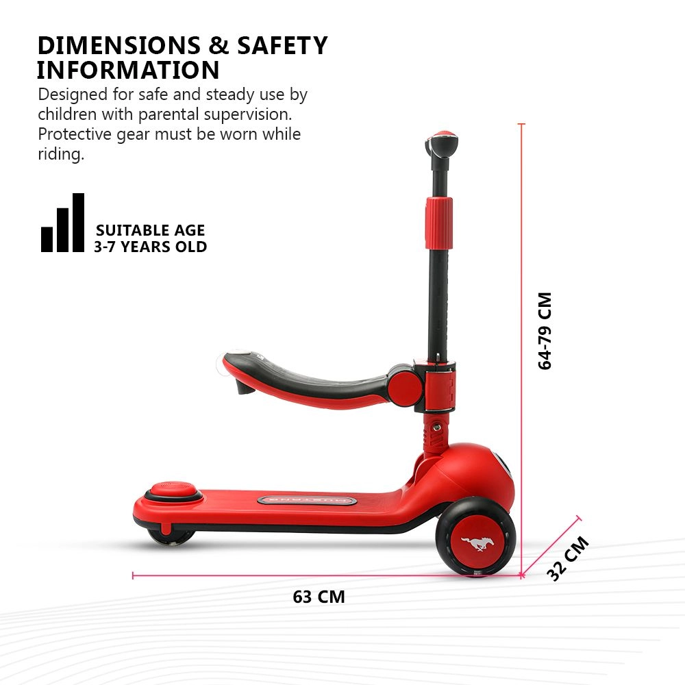 Glider Kick Scooter + Seat