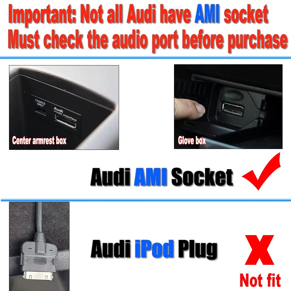 Bluetooth 5.0 Adapter - Audi Volkswagen Skoda Apple iPhone iPod Android Device