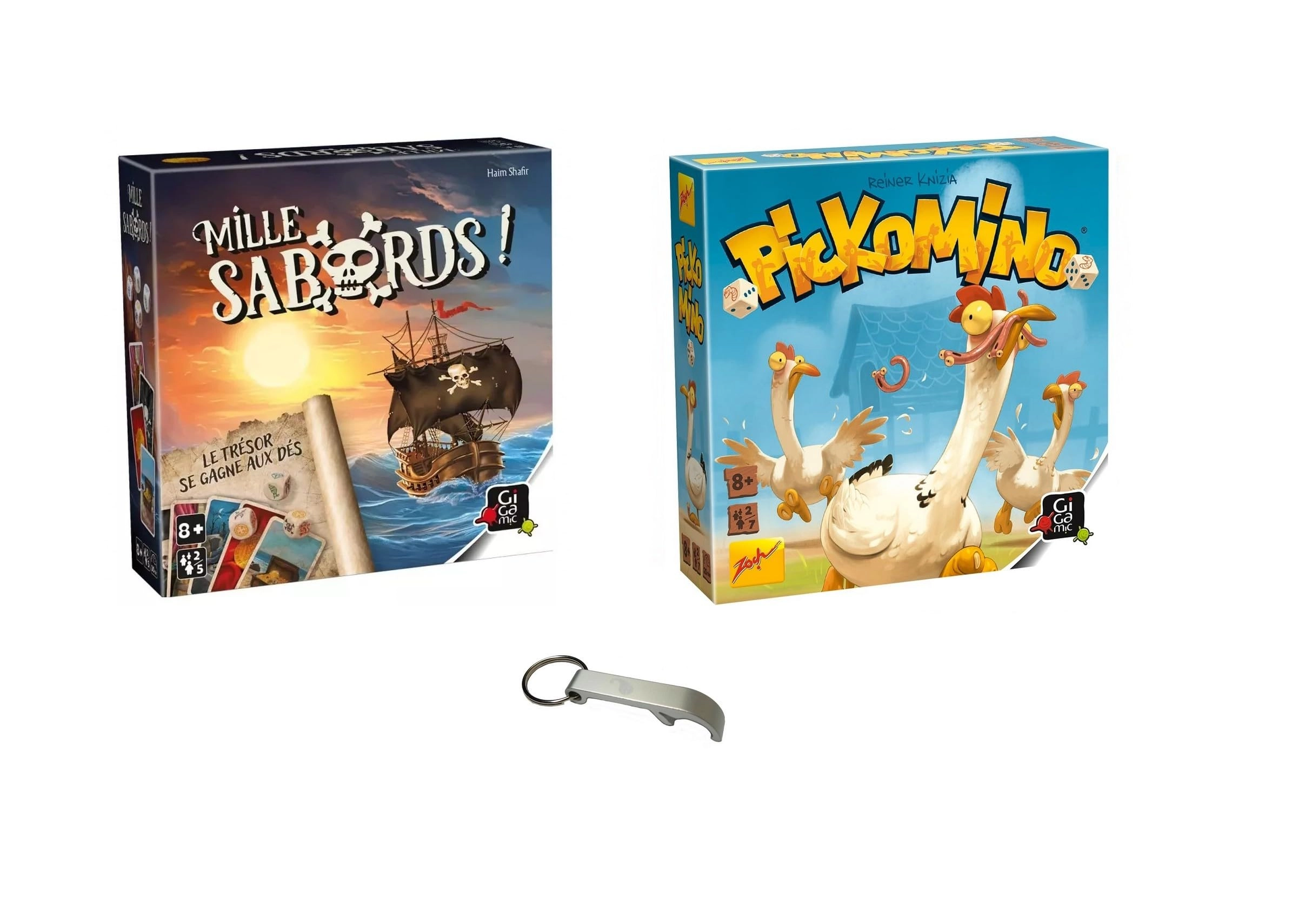 Blumie Shop Pickomino + Mille Sabords + Bottle Opener (French)