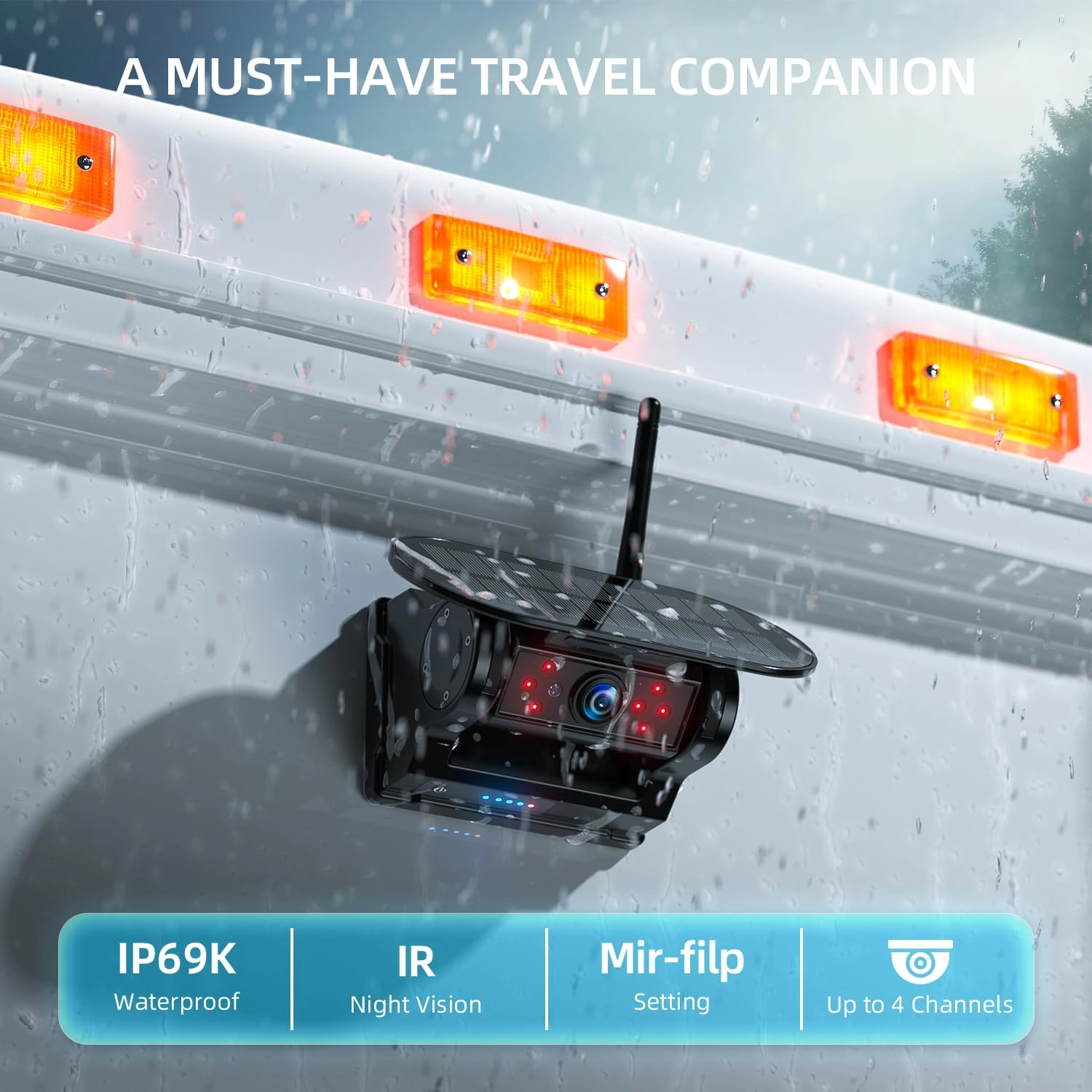 Magnetic Wireless Reversing Camera - 1080P