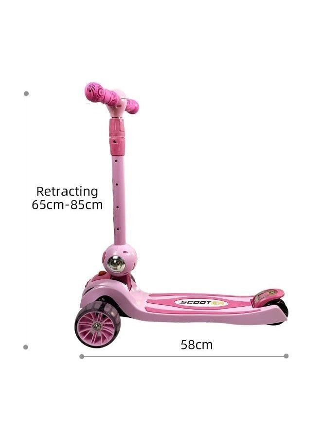 Adjustable 3-Wheel Kick Scooter