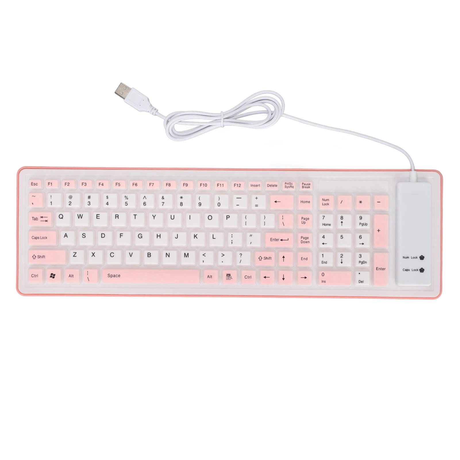 Foldable Silicone Keyboard - Wired