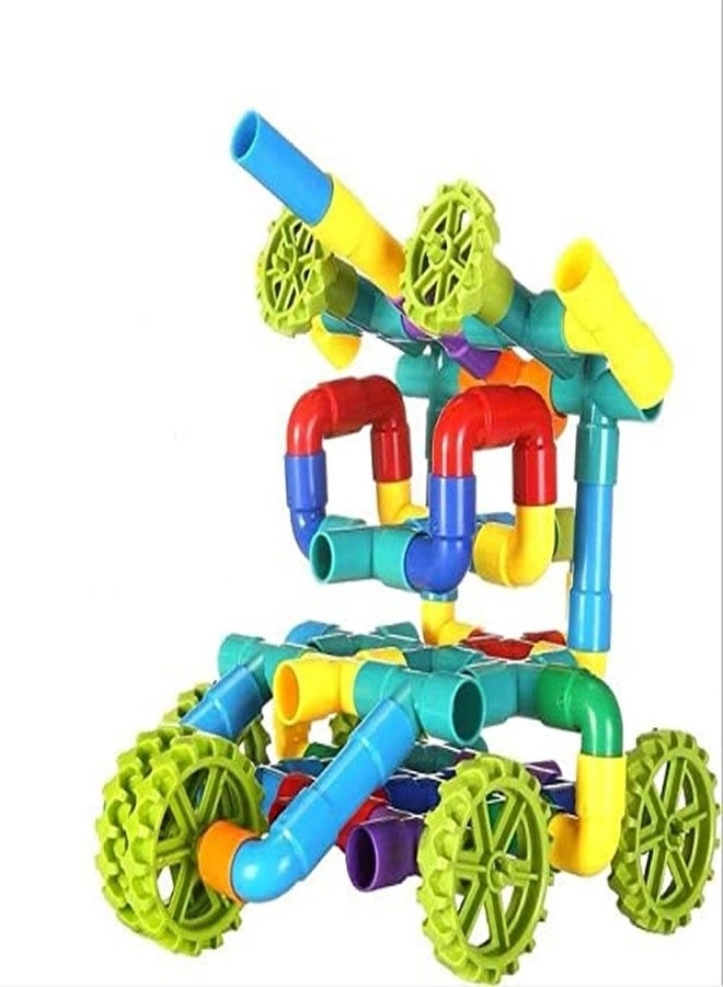 PULSBERY Pipe Block Toy - 85 pcs