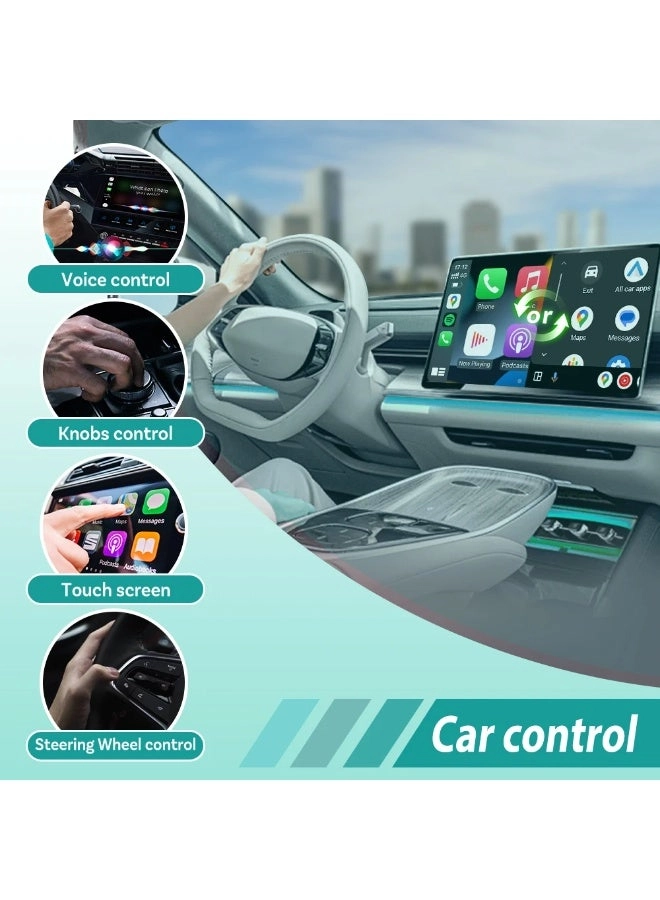 Mini Wireless CarPlay Adapter - Bluetooth 5.0 USB-C USB-A