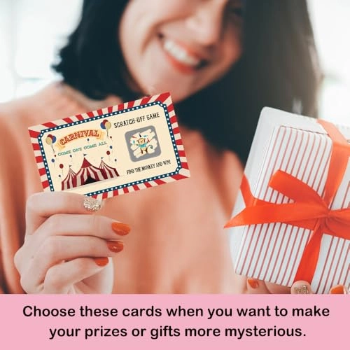 Scratch-off game cards - 50 Psc (for adults or over 12 years old)