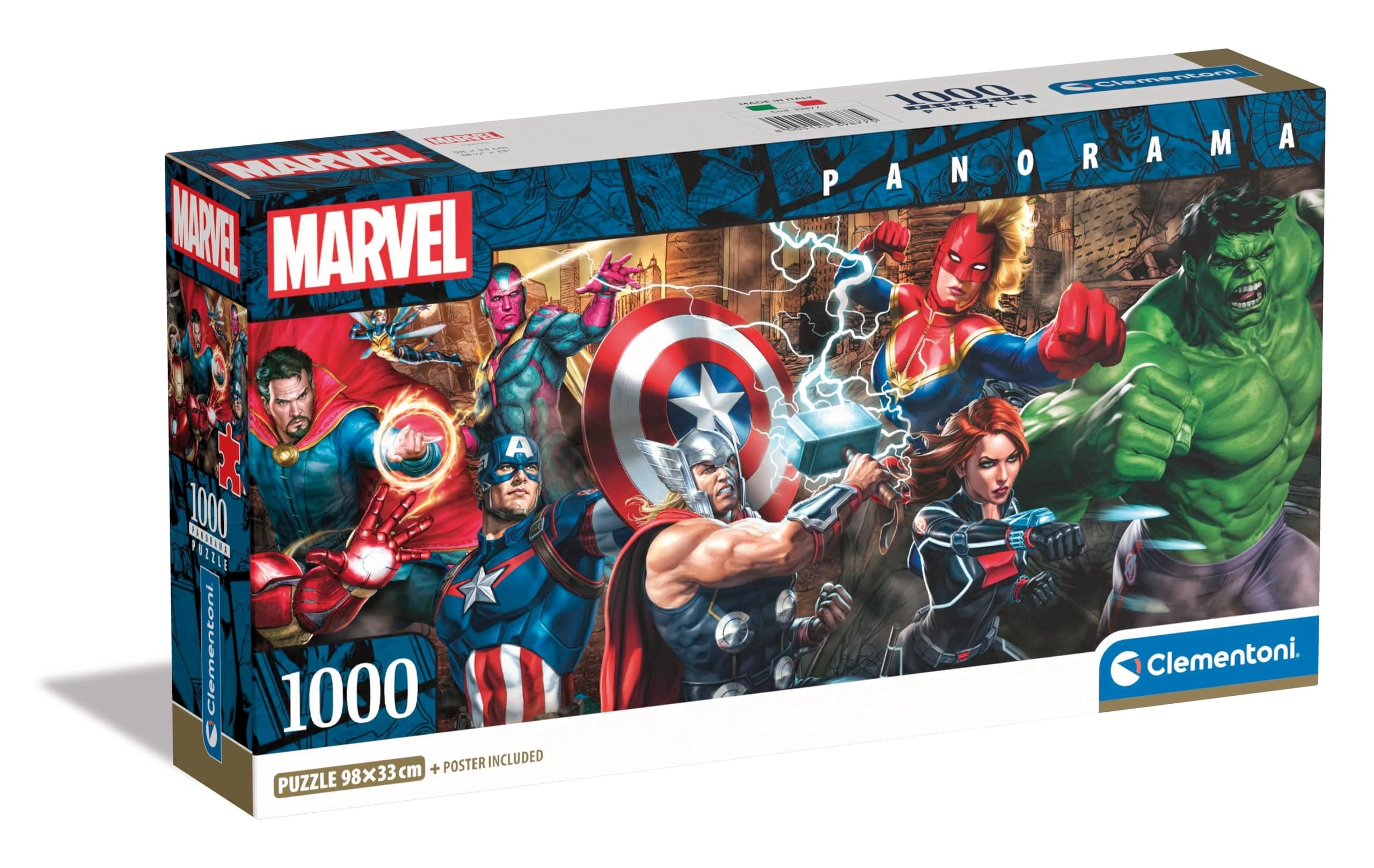 Clementoni Marvel Panorama Puzzle (39877) - 1000 pcs