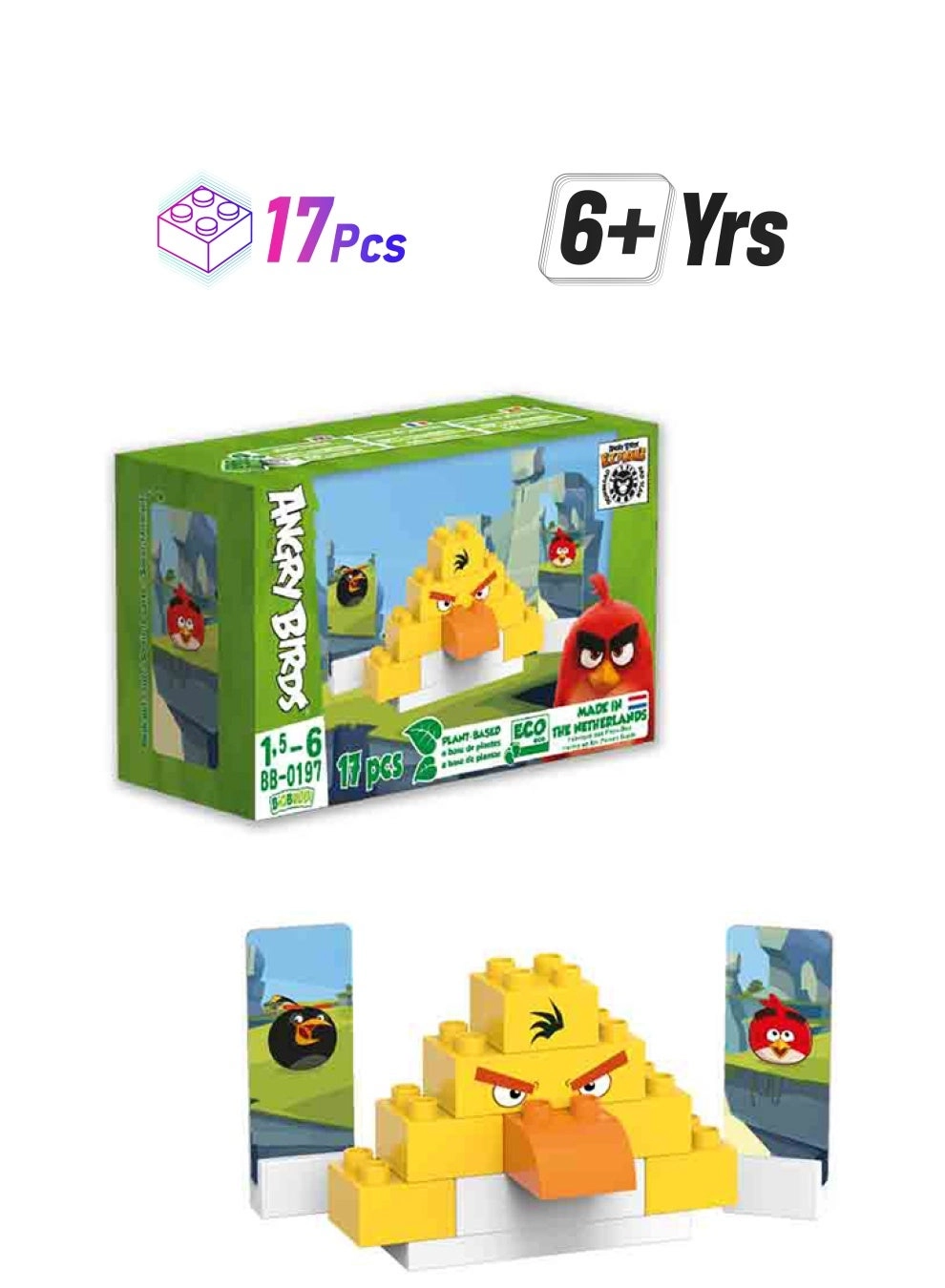 BiOBUDDi BB-0197 - Superheroes Angry Birds