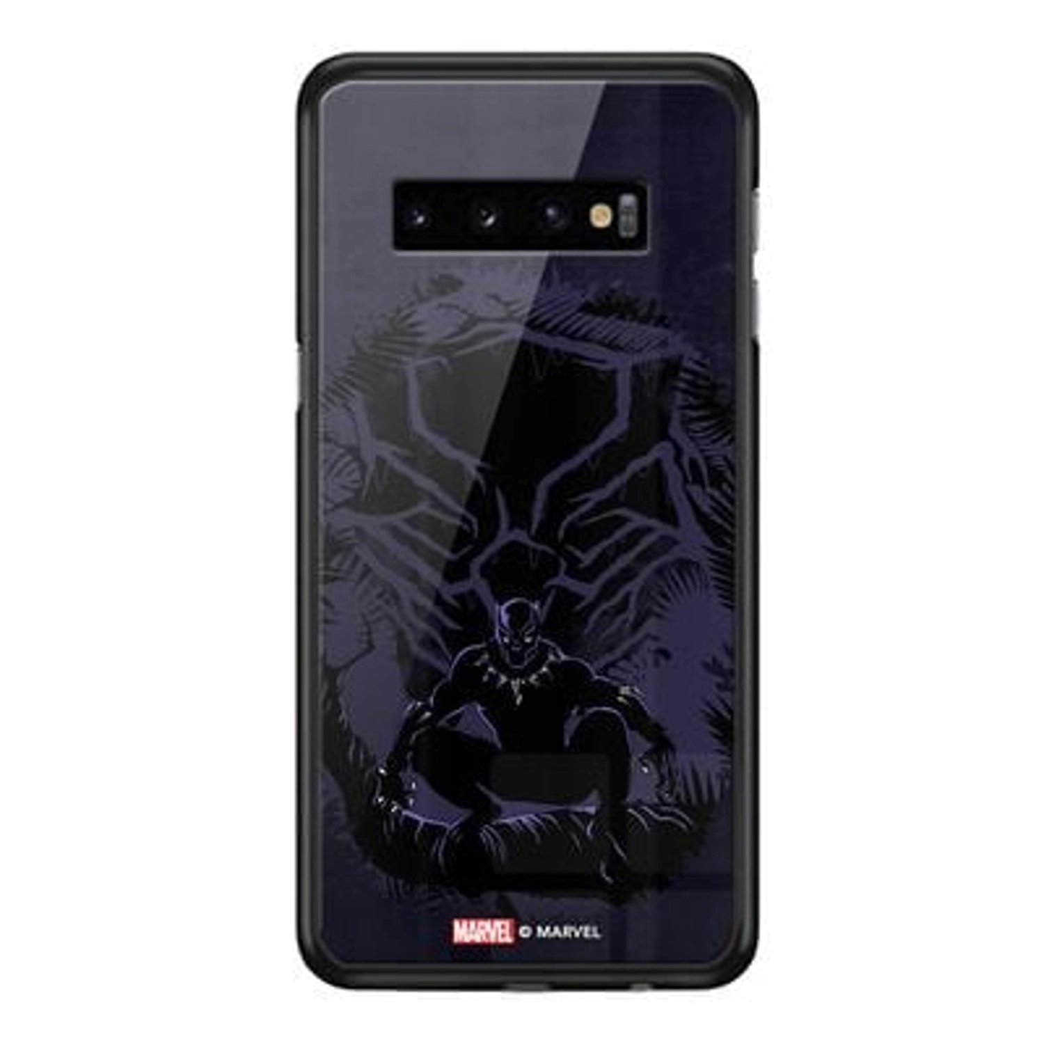 Black Panther The Warrior Back Case for Galaxy S10 Plus