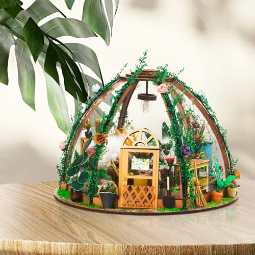 Miniature Dollhouse Kit - Flower House