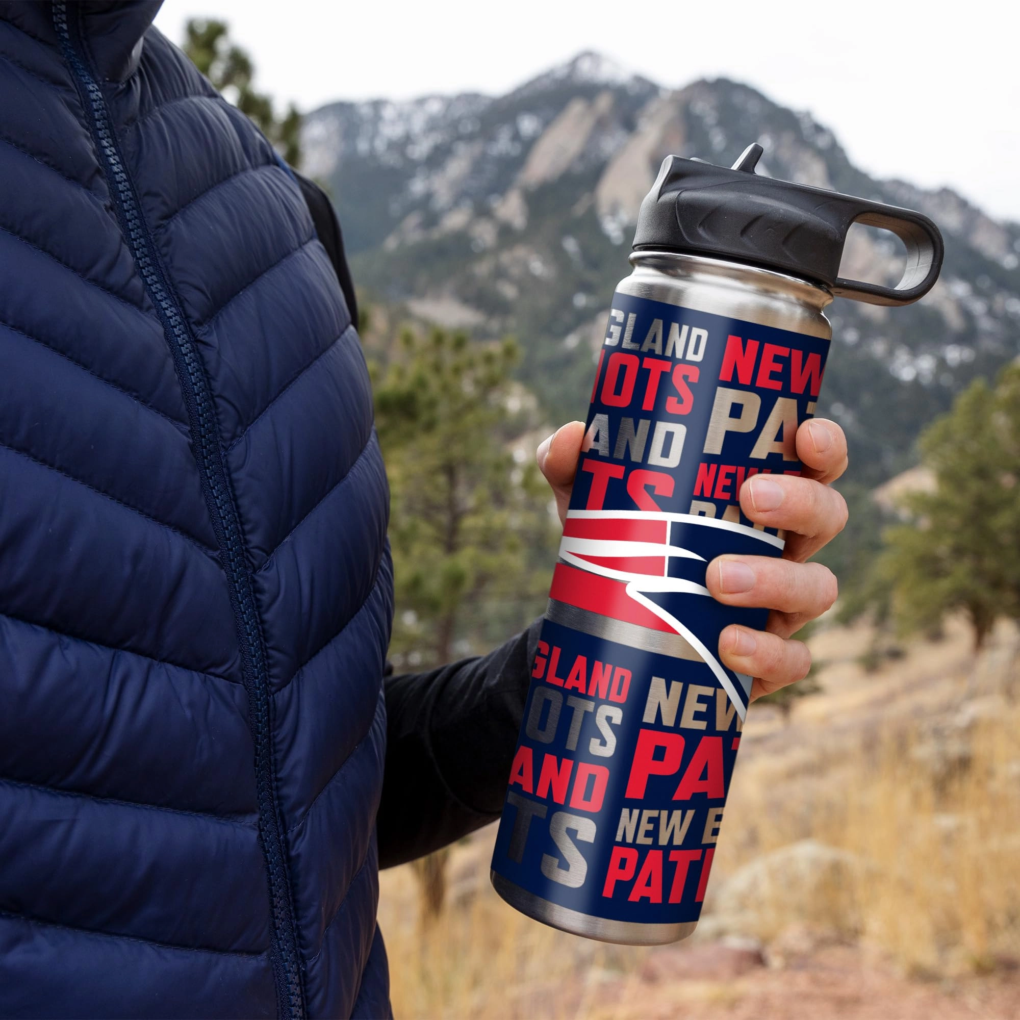 Stainless Steel NFL Football Tumbler - 650ml