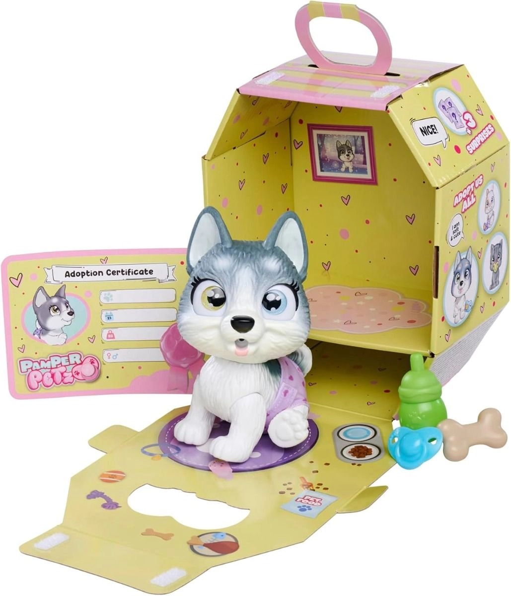 Pamper Petz Animal Husky - 15 cm