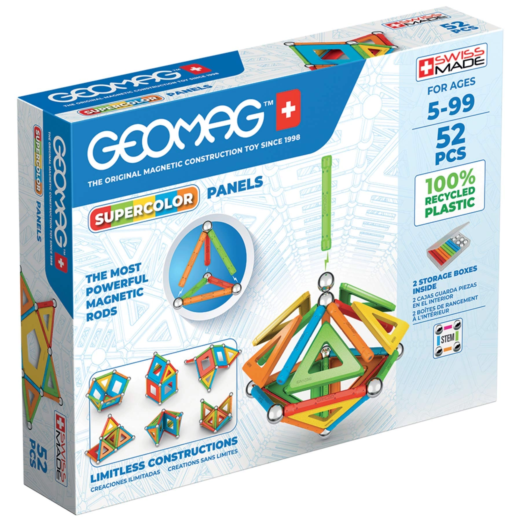 Geomagworld Supercolor - no subject character 52 pcs