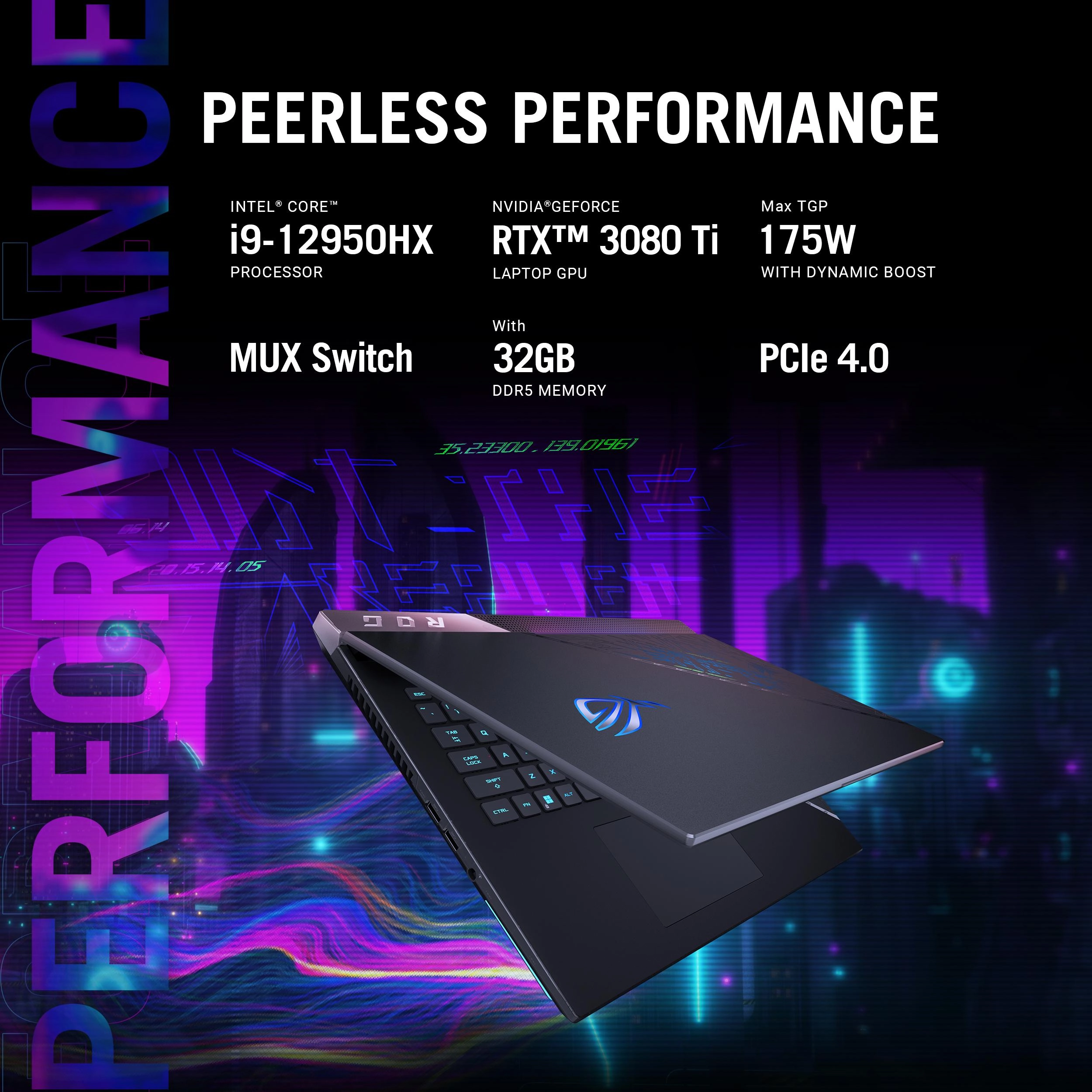 ROG STRIX SCAR G733CX - 17.3'' Core i9-12950HX 32GB 2000GB SSD