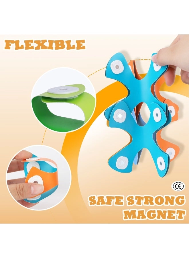 Flexible Magnetic Building Set - 16 pcs Bundle