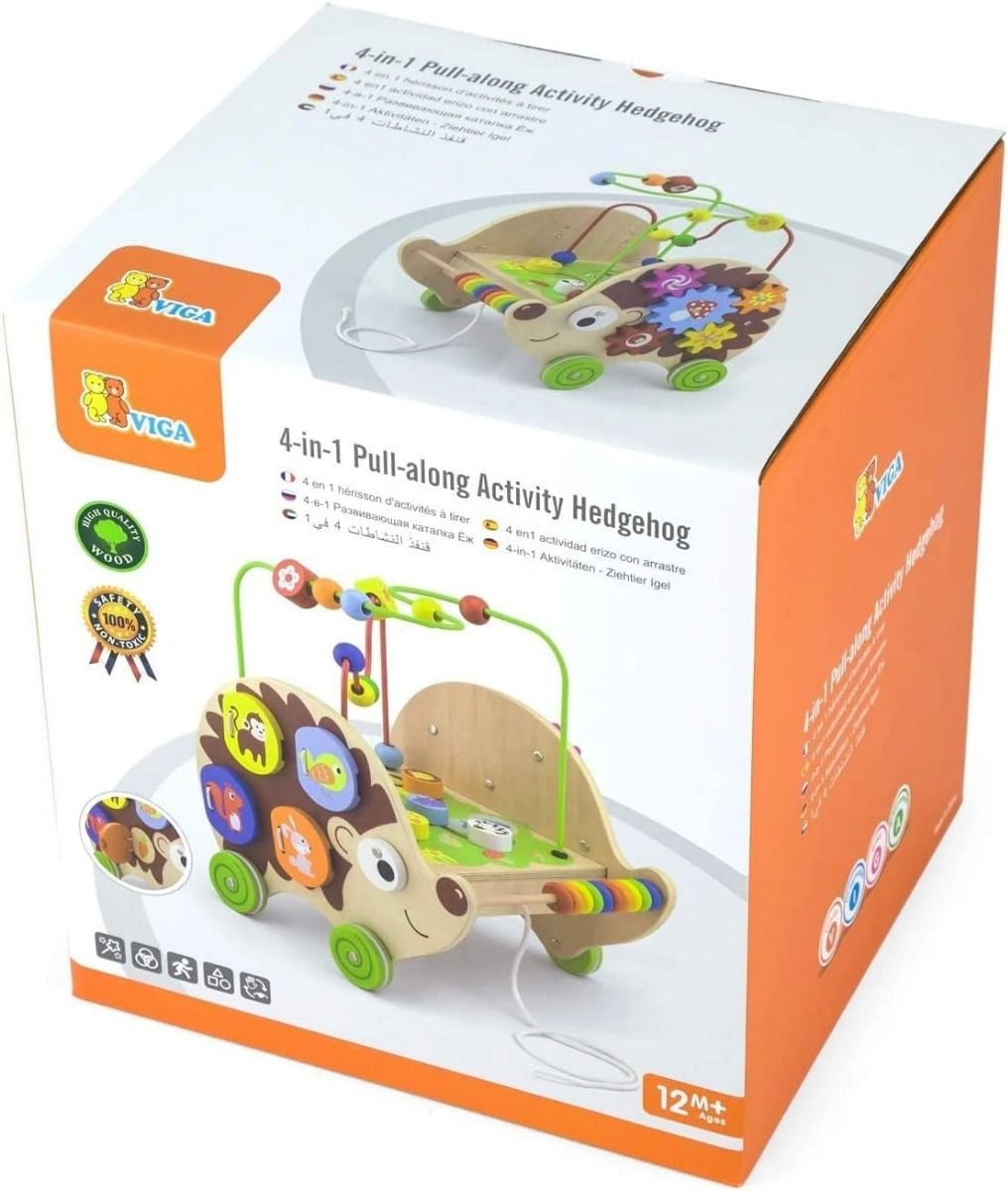 5-in-1 Pull-along Activity Hedgehog