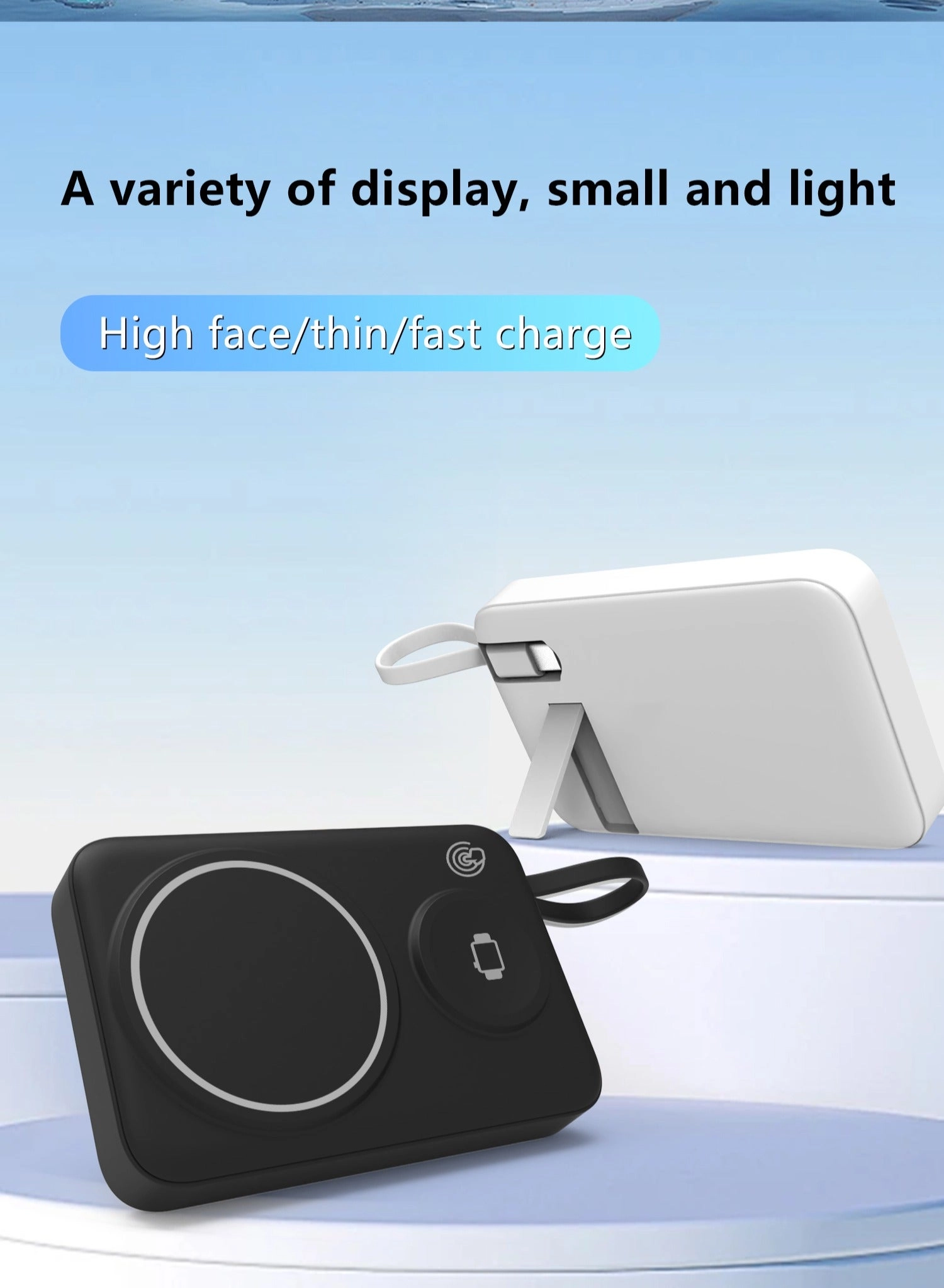 2-in-1 Magnetic Wireless Charger - 10000 Watt-hour