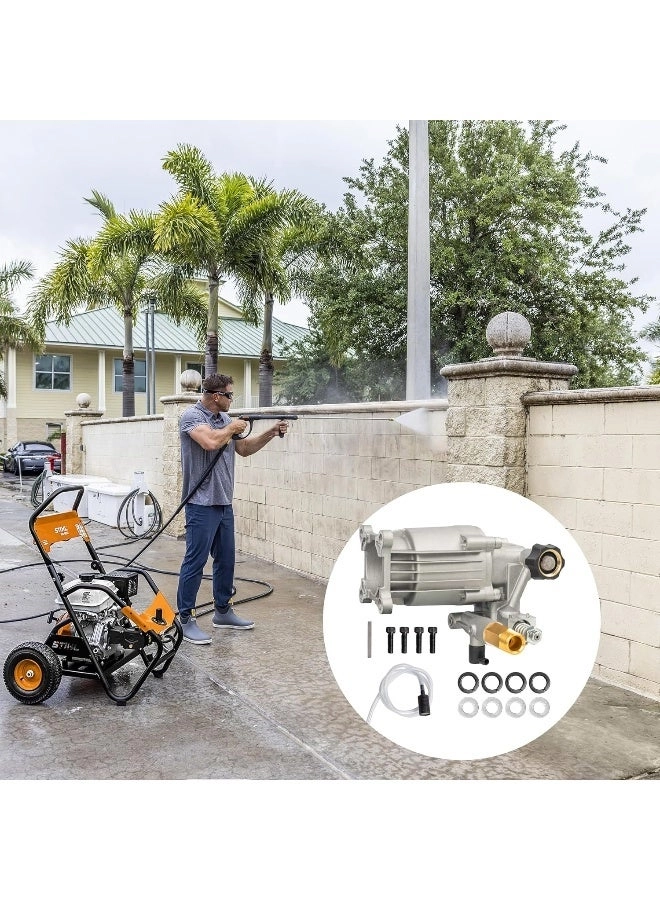 3/4" Shaft Horizontal Pressure Washer Pump - 3400Psi 2.5Gpm