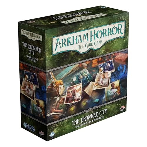 Arkham Horror The Card Game: The Drowned City Investigator Expansion - 6 New Investigators Cooperative LCG