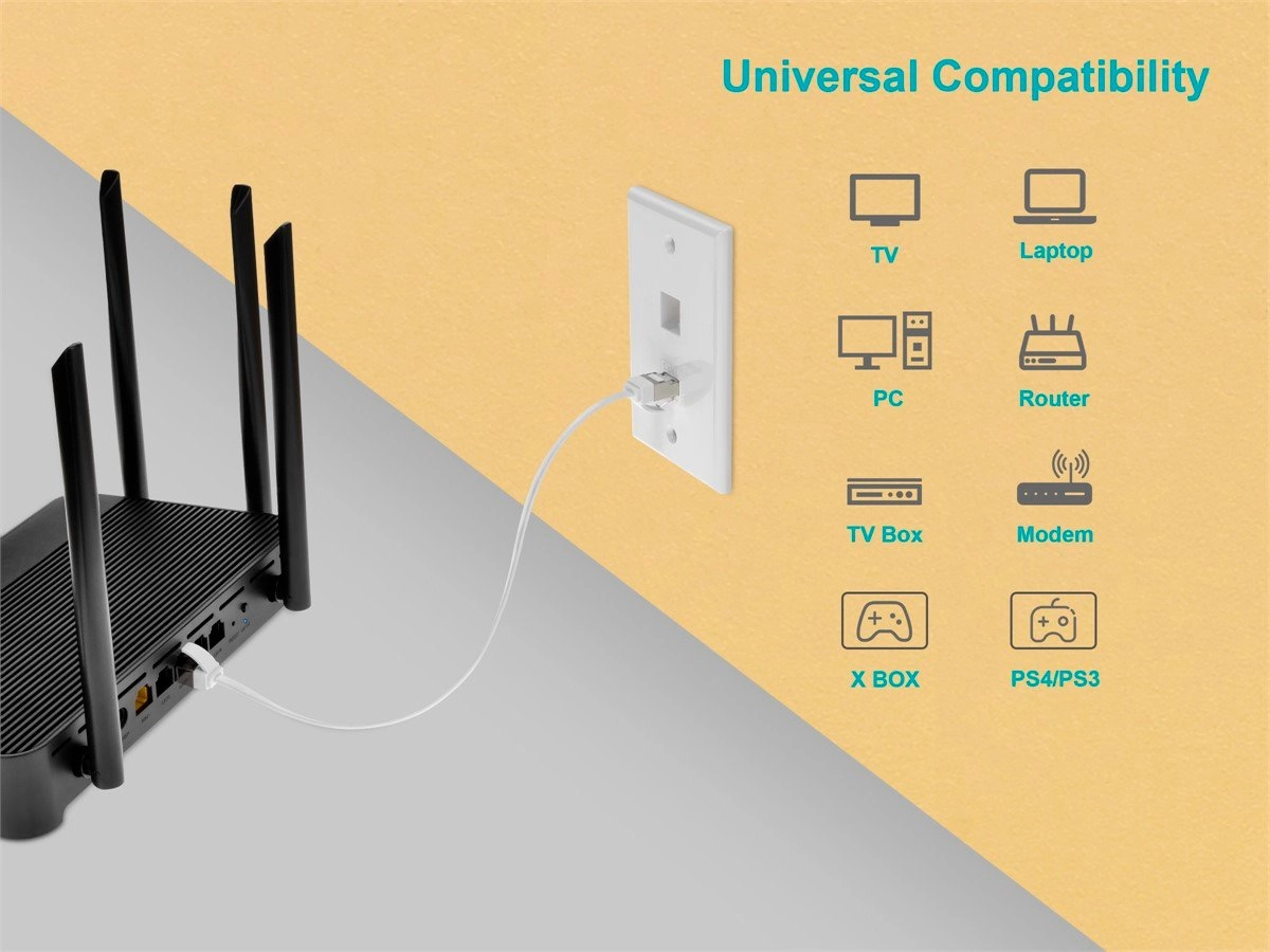 SlimRun Cat6A Ethernet Patch Cable - 5ft
