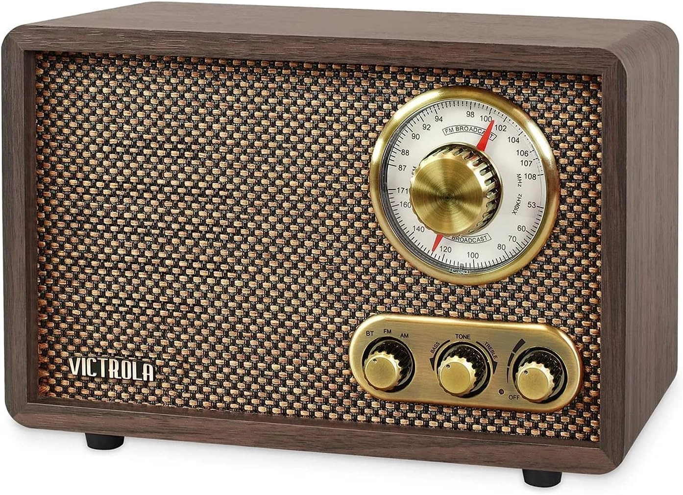 Retro Wood Bluetooth AM/FM Radio