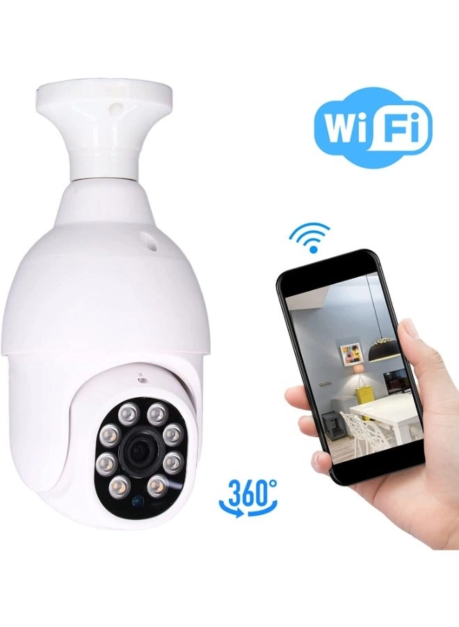Wifi Surveillance Light Bulb Camera 1080p Pack