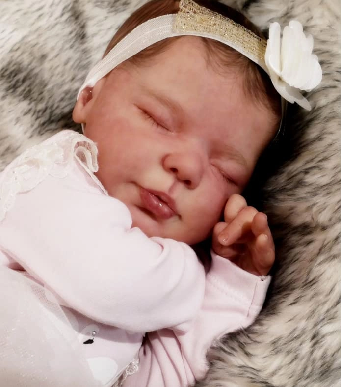 Enjoy with Love Valentina Reborn Doll Kit - 19" Sleeping Fabric Body