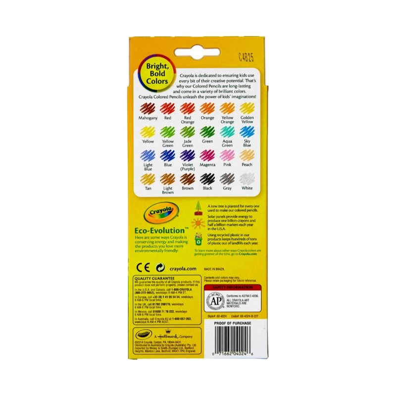 Blend & Shade Colored Pencils - 24 Ct