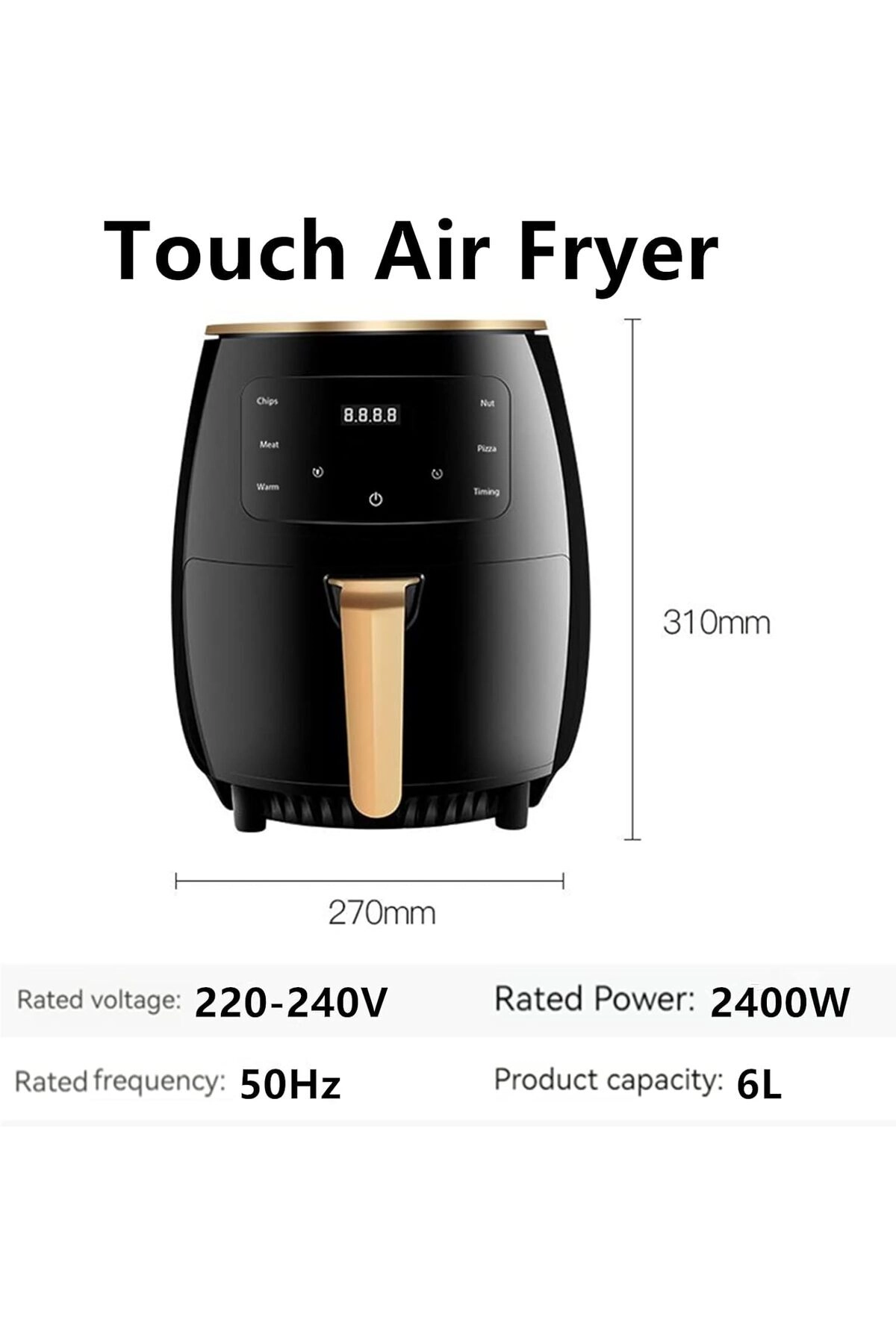 Digital Air Fryer 7349028666380