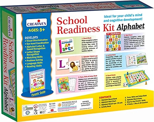 School Readiness Kit-Alphabet - 3 & Up 40 pieces