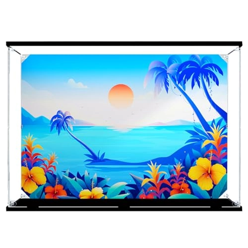 Acrylic Display Case - Fits Lego 42639 50x25x35cm 01(with Upper Light Box)