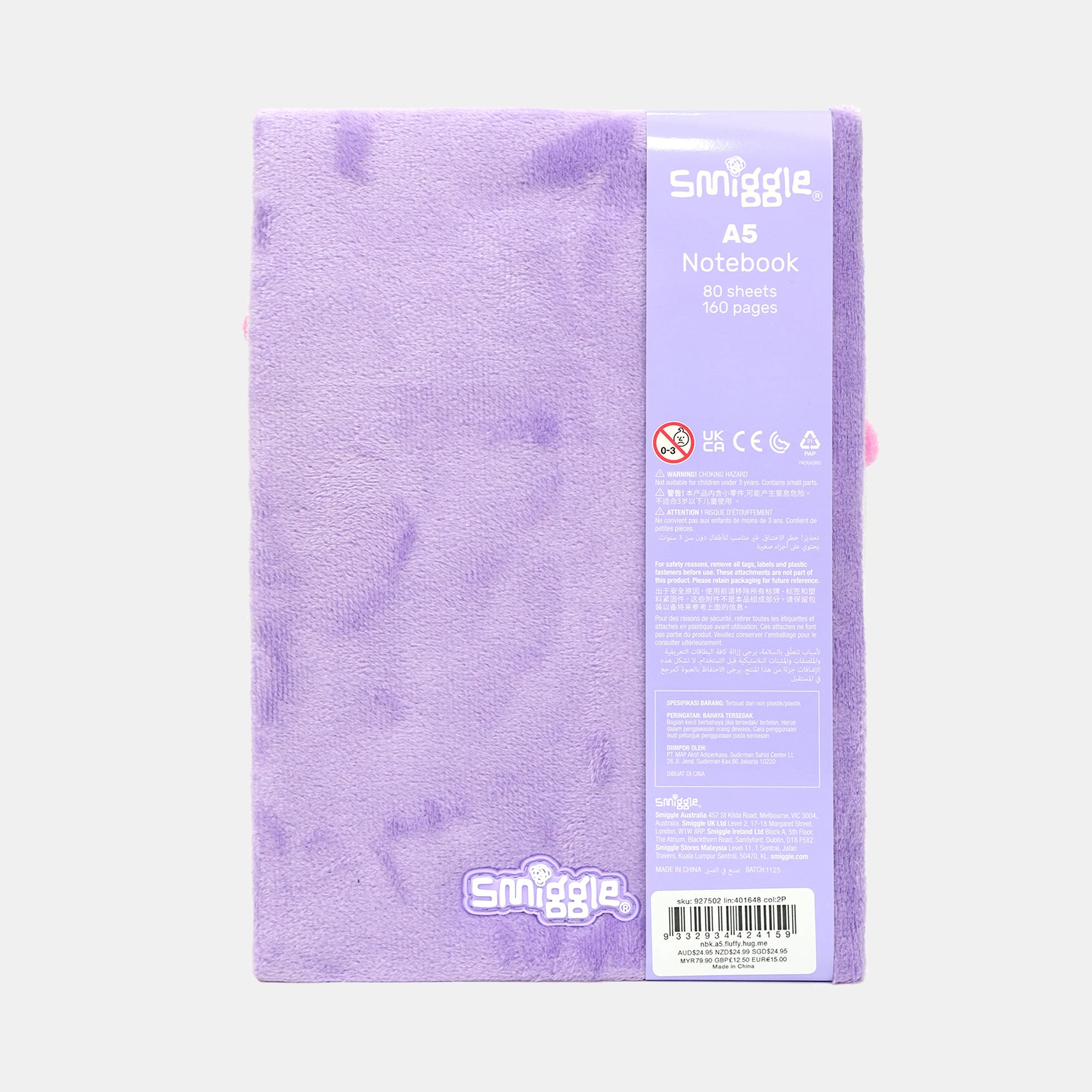 Hug Me A5 - Lined 80 Sheets